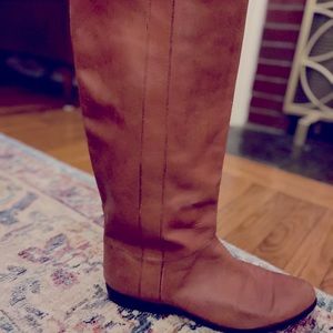 Brown tall boots!